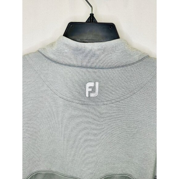 FootJoy Pullover Mens XL Gray Lightweight 1/4 Zip Performance Golf Pullover | Il - Picture 8 of 8